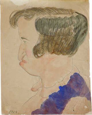 Милашевский Владимир Алексеевич. Женский портрет  